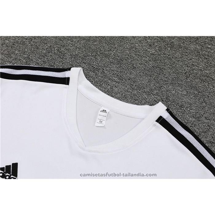Chandal del Real Madrid Manga Corta 22/23 Blanco - Pantalon Corto